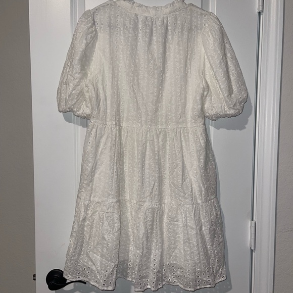 SUGARLIPS Jacey Babydoll Eyelet Mini Dress - Picture 8 of 12